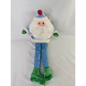 Chosun Santa Claus Elf Plush 19 Inch Blue Clothes Stuffed Animal Toy